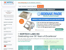 Tablet Screenshot of nortechlabsonline.com